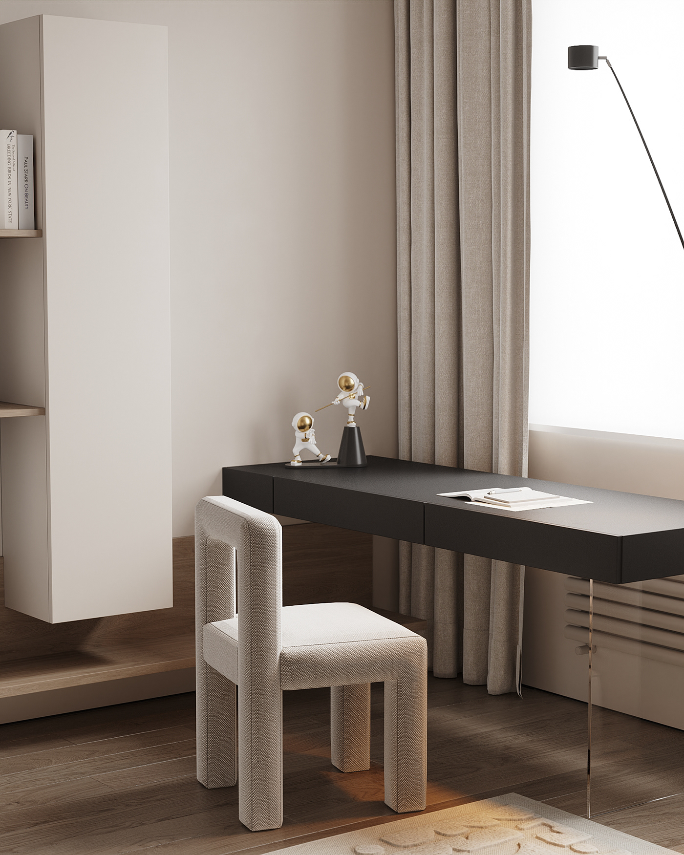 治愈系原木空间  柔和的极简主义-21