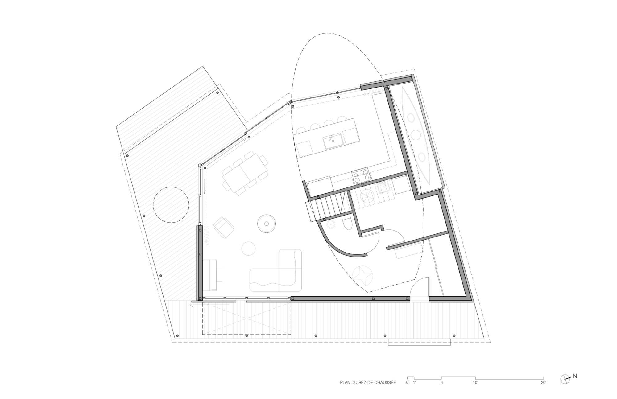 Oka 木屋丨加拿大丨Paul Bernier Architecte-12