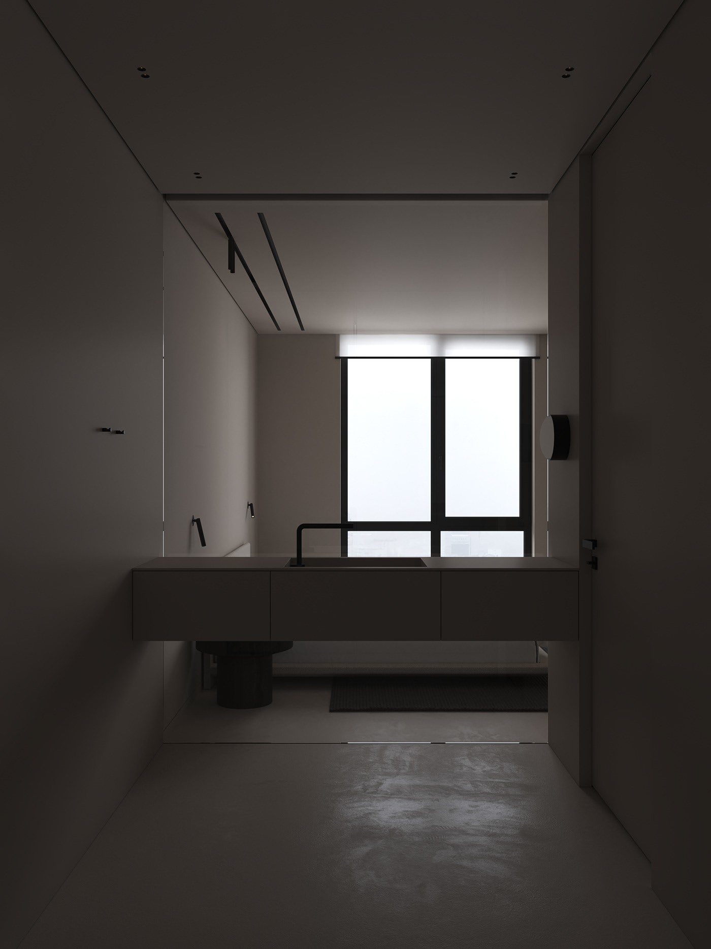 灰白色居住空间 简洁细腻！-24