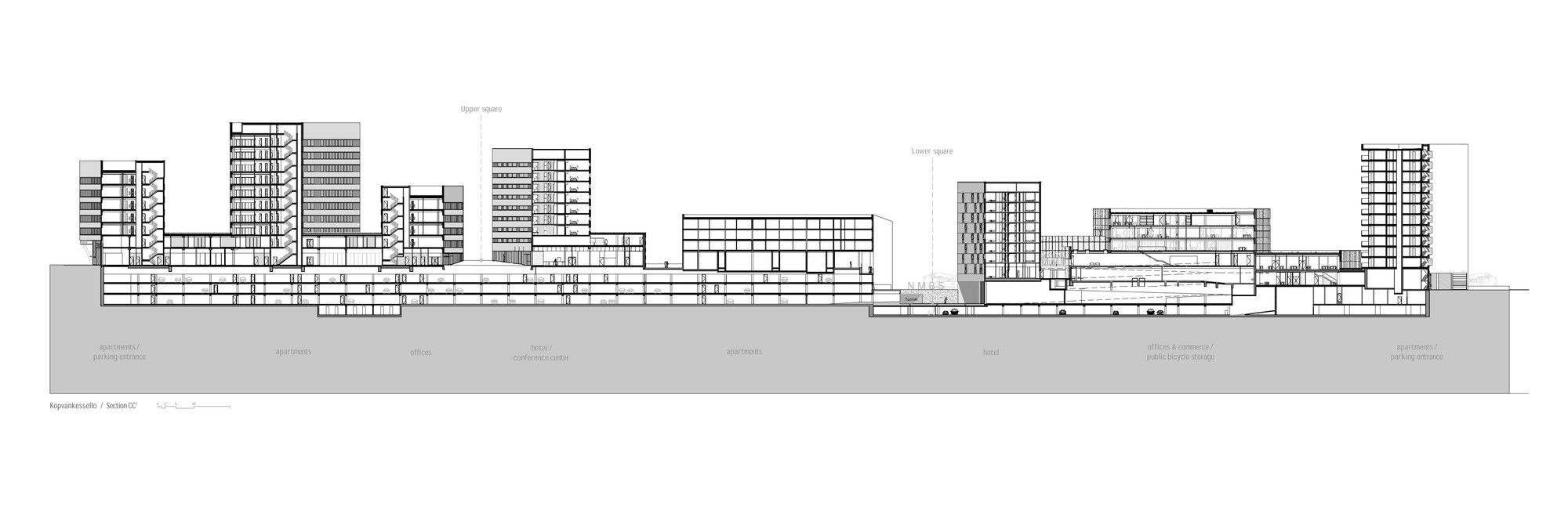 比利时 Leuven 市“Kop van Kessel·Lo Leuven”项目 · 双层地下空间创造公共领域-66