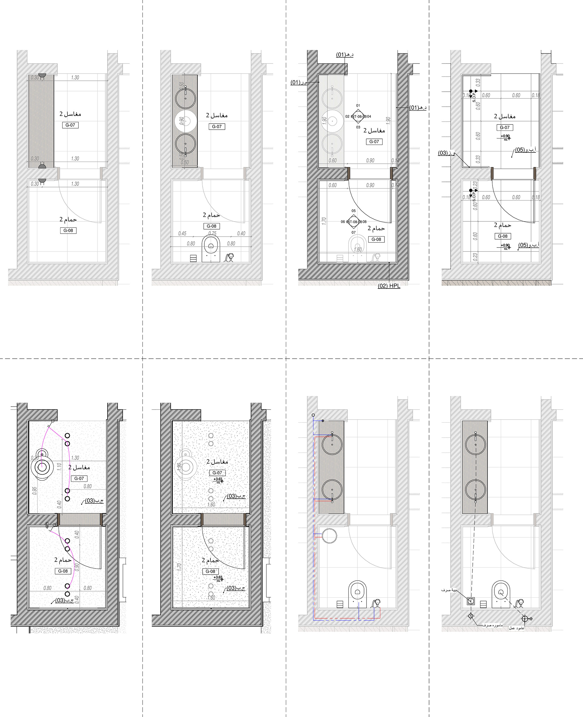 M·K· Classic Villa 室内外设计丨沙特阿拉伯丨Bariq Consultants-83