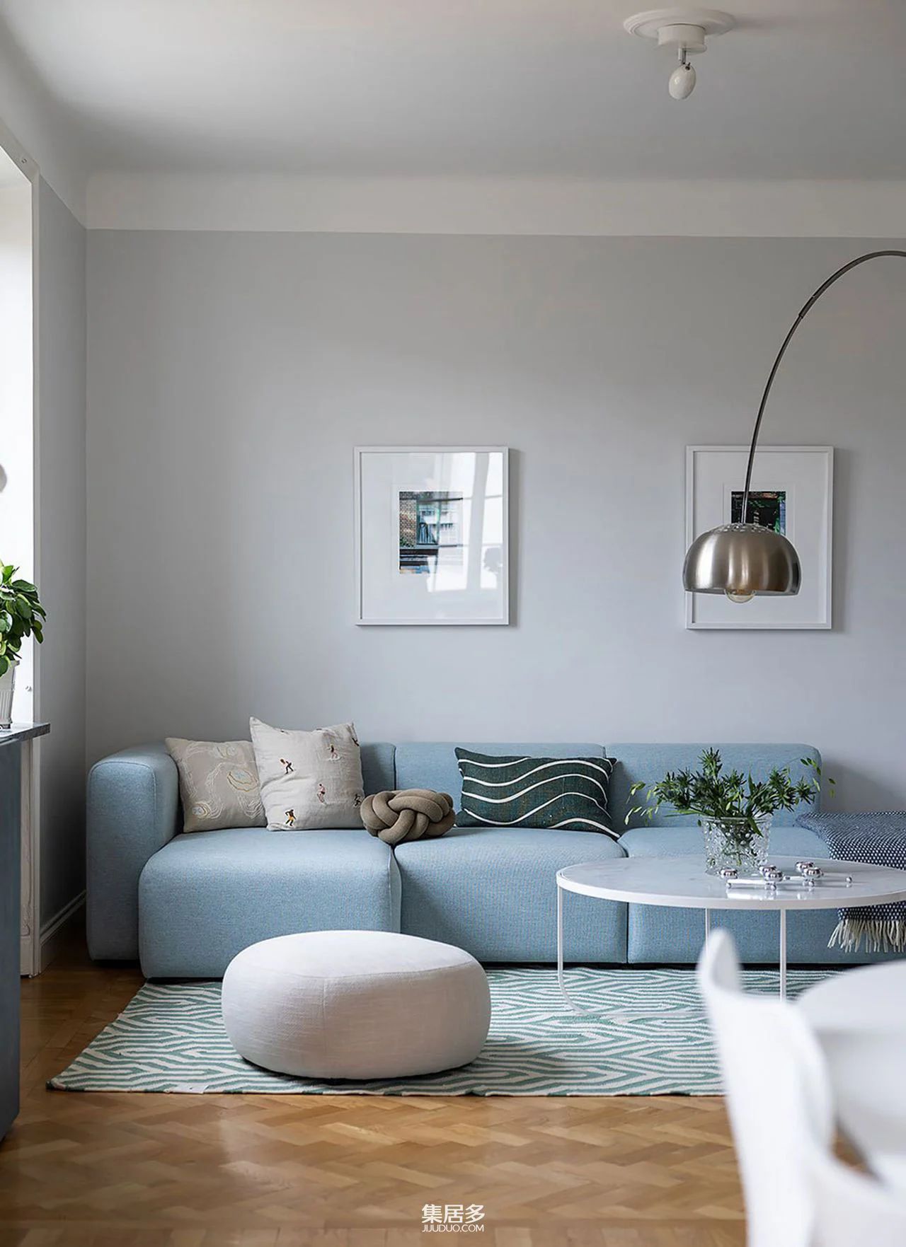 瑞典冷色调住宅-6