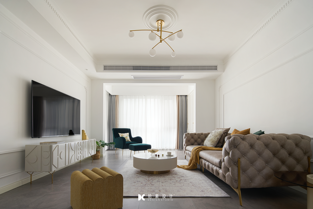 卡皮西纳花园 · 法式轻奢的多彩生活空间丨拾素設計-38