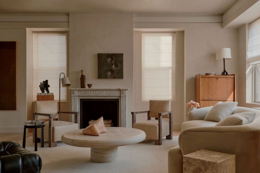 美国知名彩妆设计师Mario Dedivanovic的静谧寓所丨美国纽约丨Nicholas Obeid-10