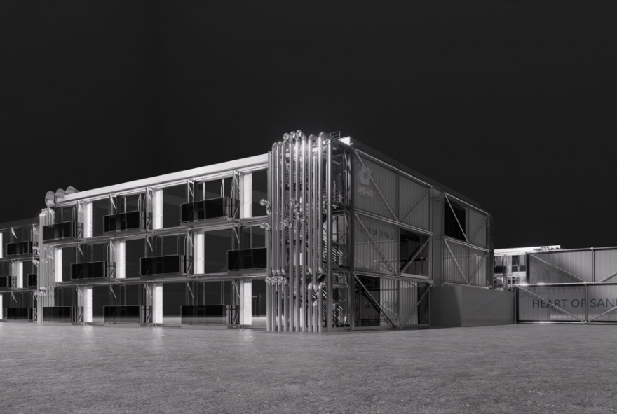 鄂尔多斯矿坑研学酒店丨蒙古丨上海交通大学奥默默工作室-41