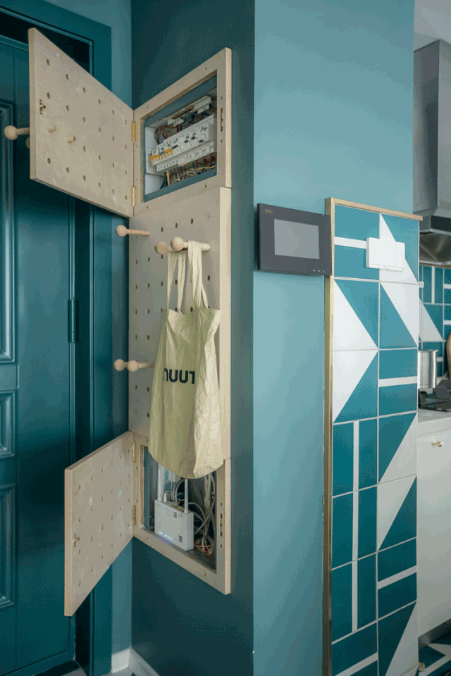 成都绿色摩登宅,三居改两居释放空间-51