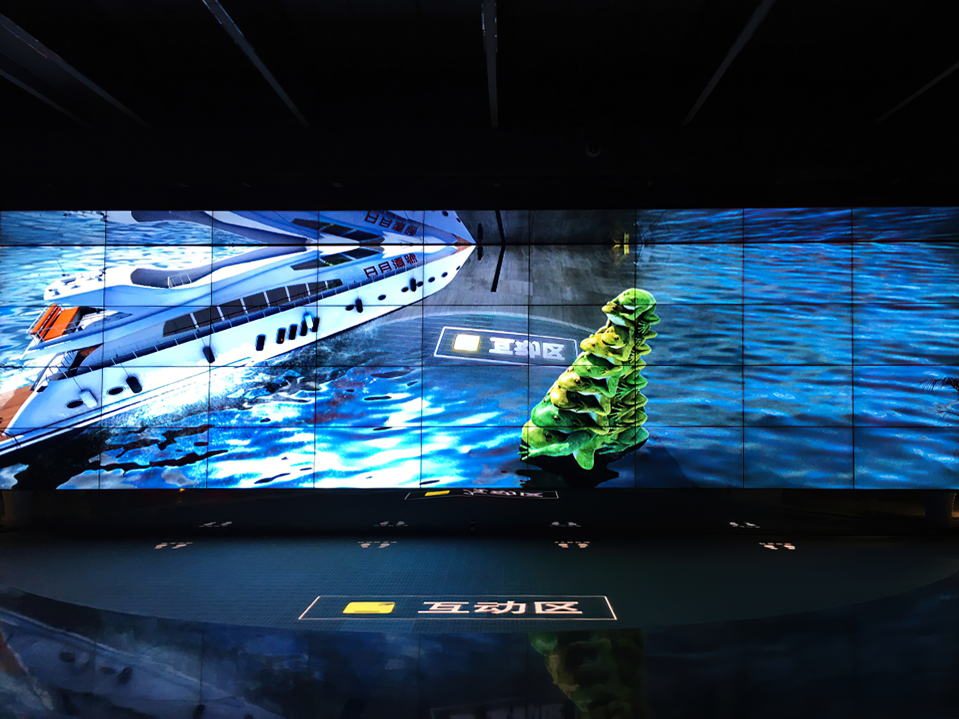 冠捷科技总部大厅迎宾互动展示墙丨乐亦非凡 Smartjoy-23