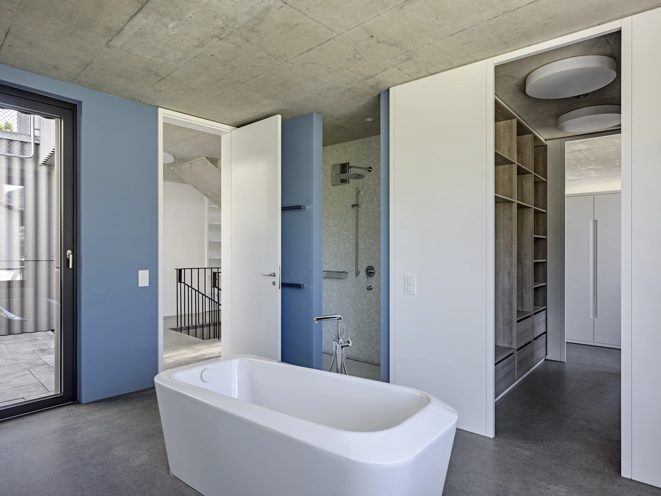 瑞士 Adliswil 两户独立住宅设计-18