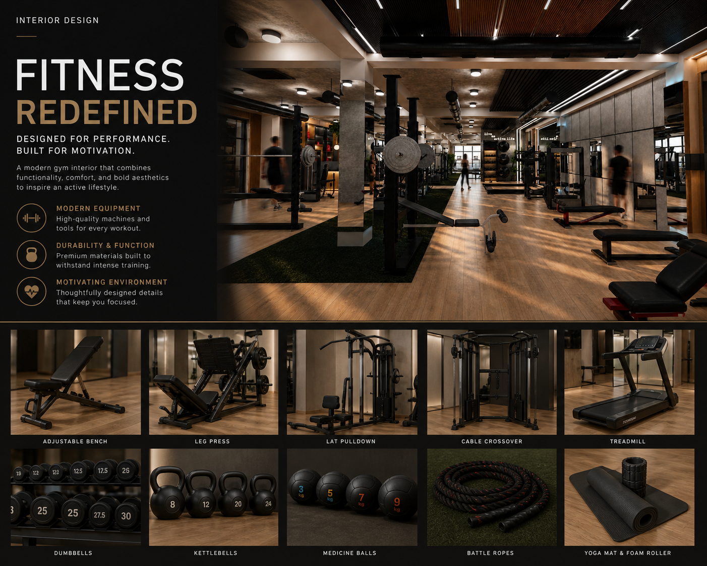 Modern Gym Interior Visualization-12