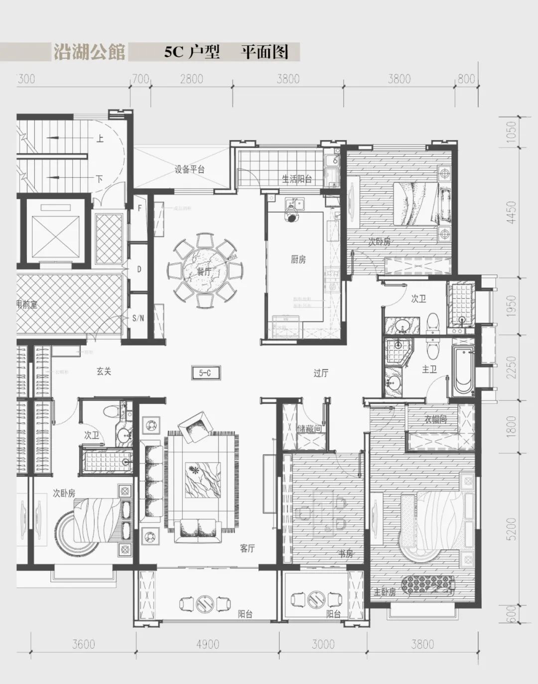 现代中式沿湖公馆，传统与舒适的完美融合-10