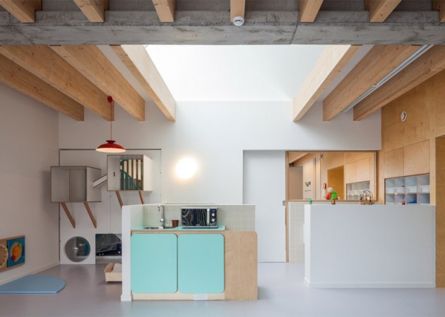 拆除教堂新建幼儿园项目丨比利时丨Zampone Architectuur建筑工作室-16