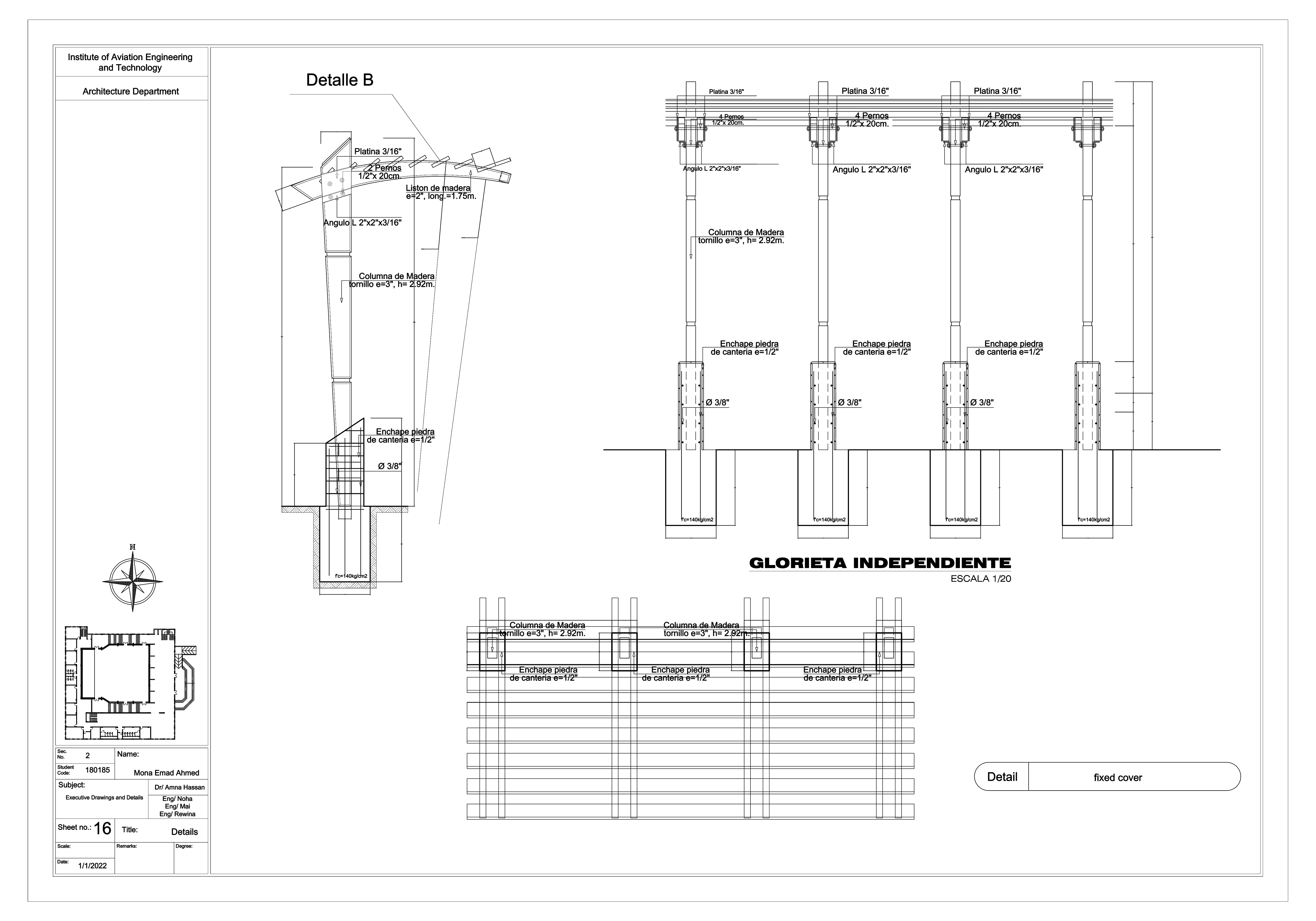 Theater Project " shop drawing "-16