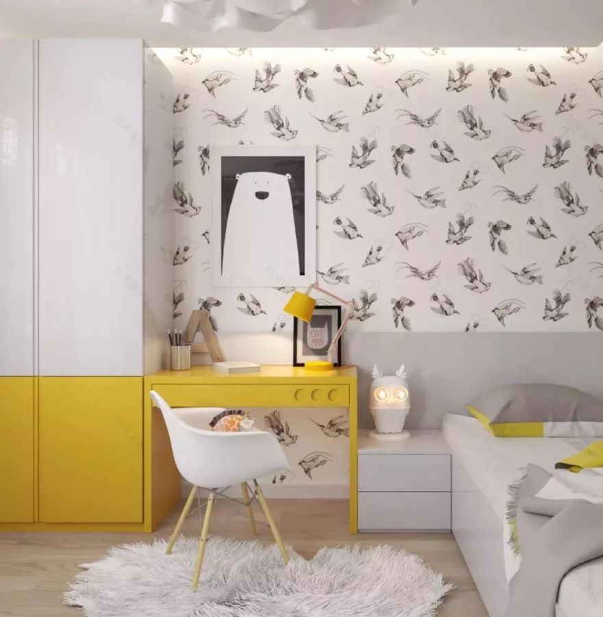 儿童房设计 | 不同年龄段的孩子,打造专属成长空间-22