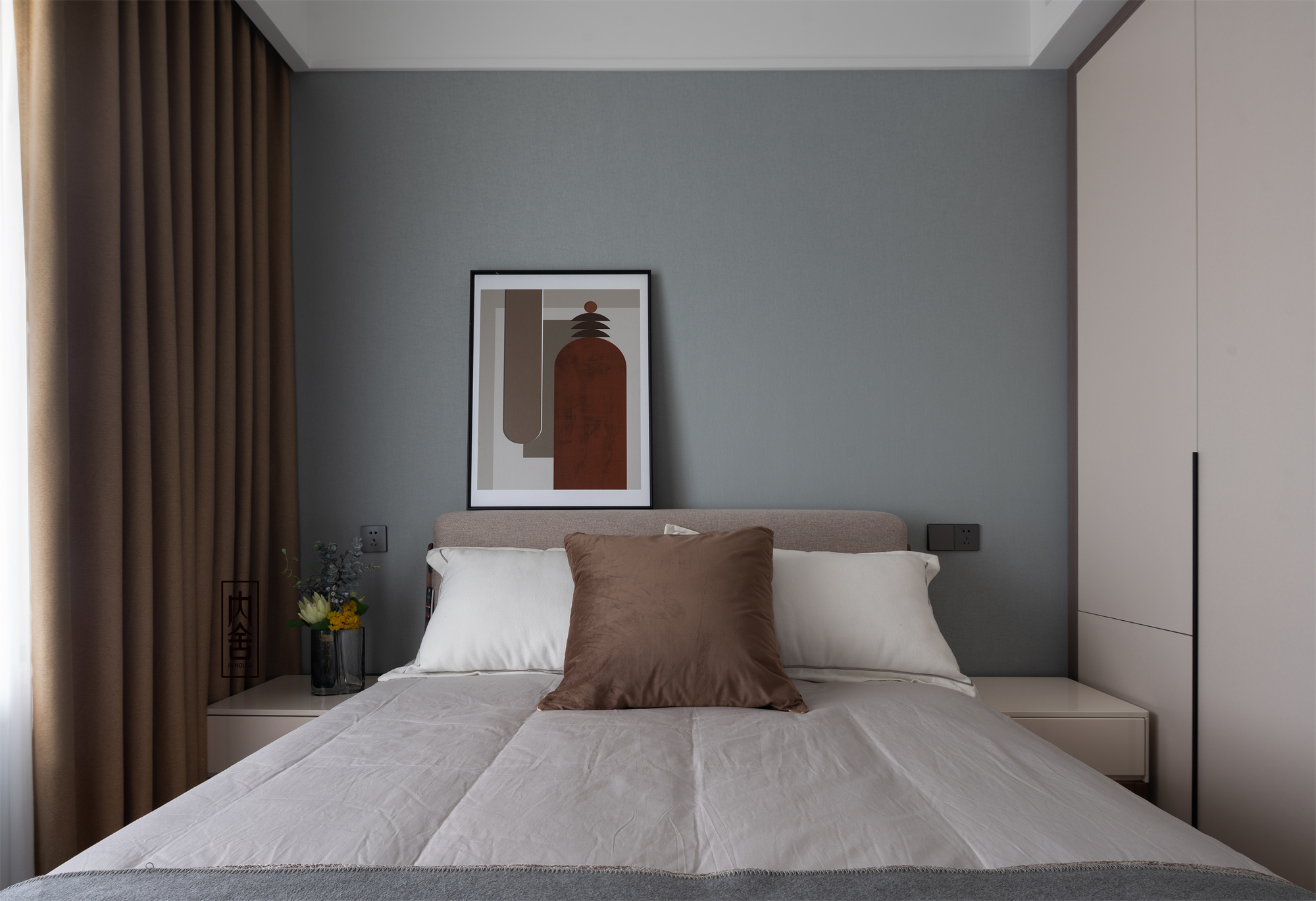 遇见·秋天 · 现代轻奢四居室设计丨美国西雅图丨内舍整体软装-38