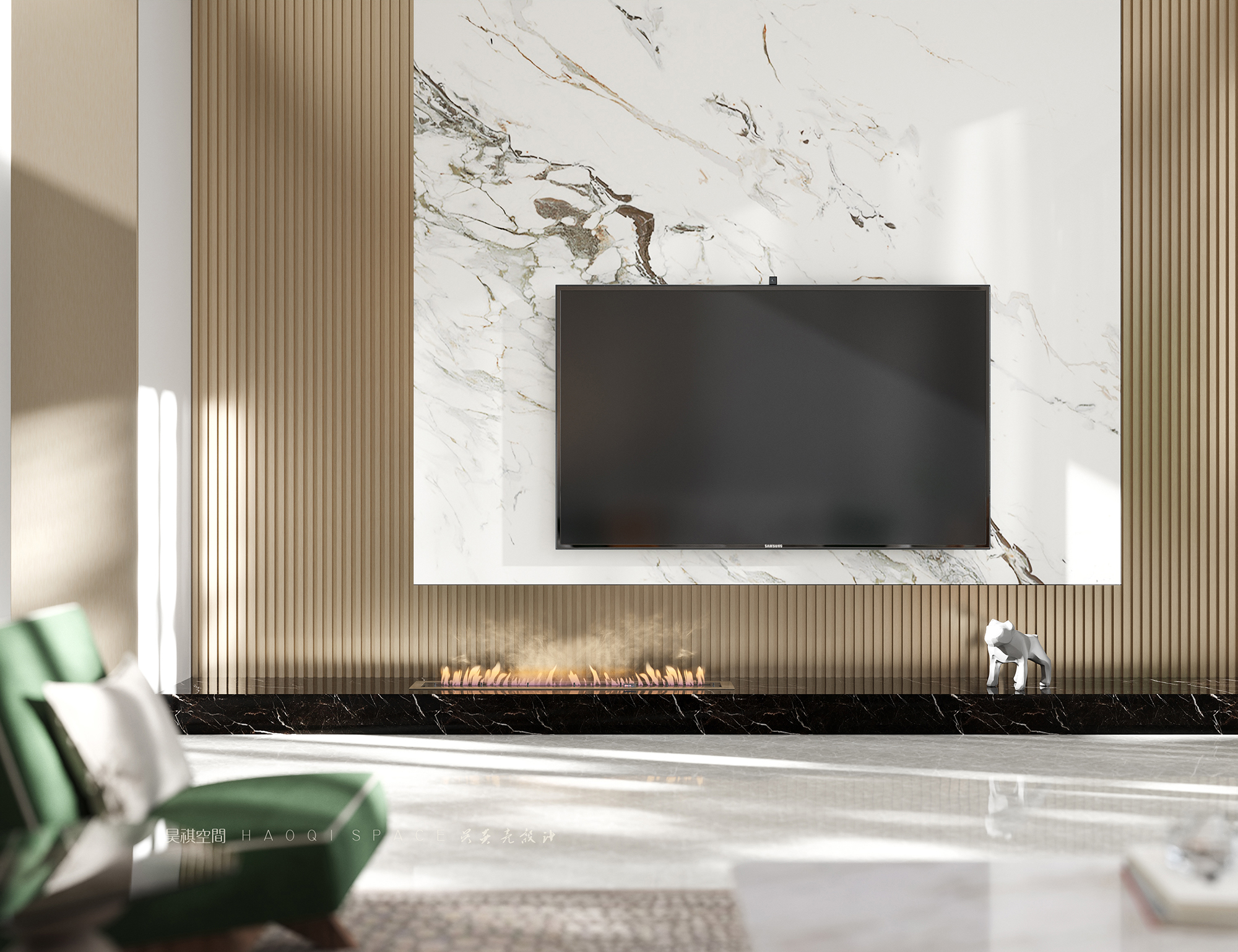 东莞600㎡简约别墅,城市中央的雅逸之境-14