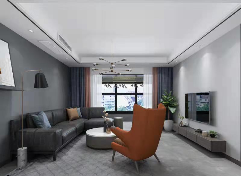 自在香槟135平现代-2