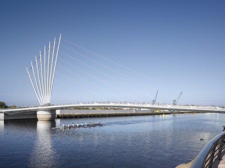 英国索尔福德码头 Media City Footbridge-2