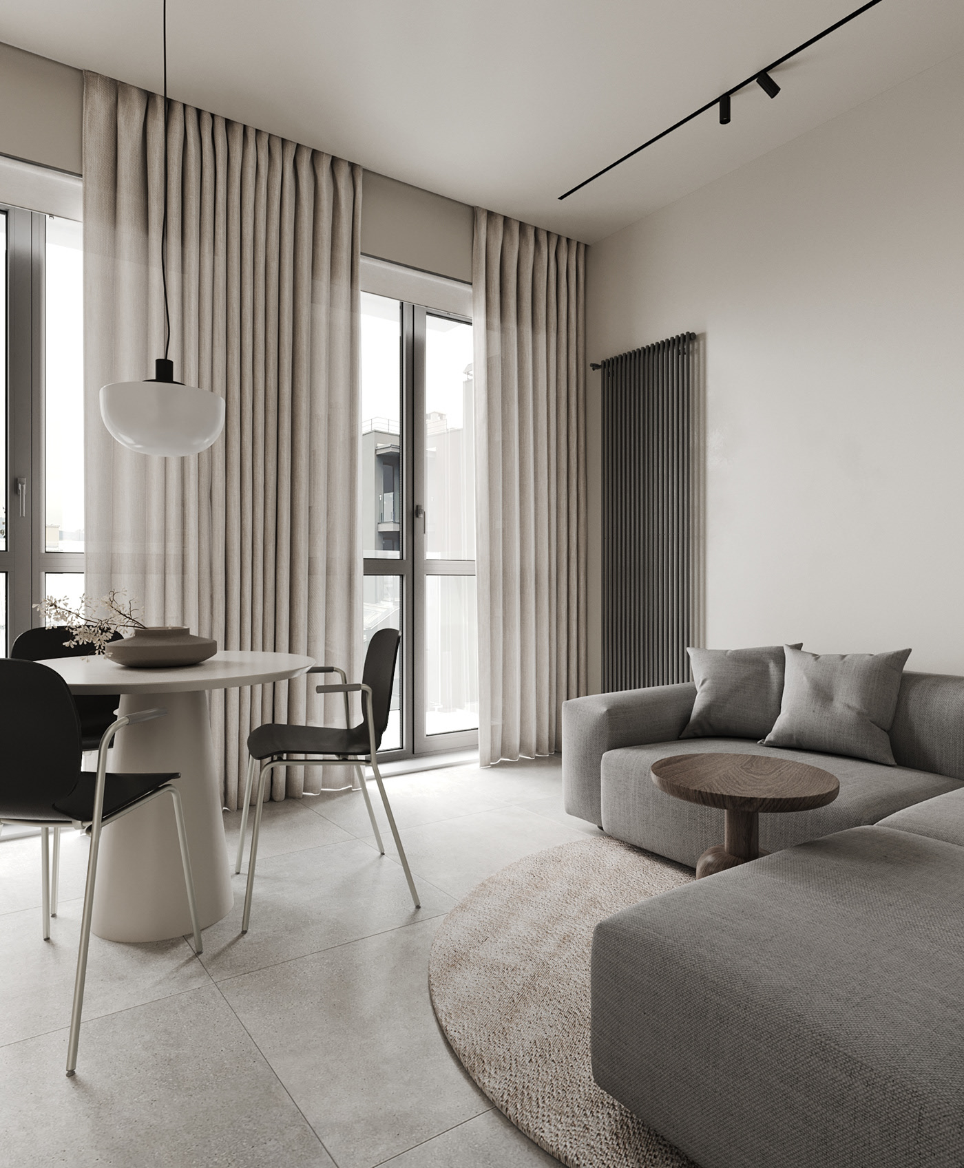 乌克兰50㎡小空间公寓设计-3