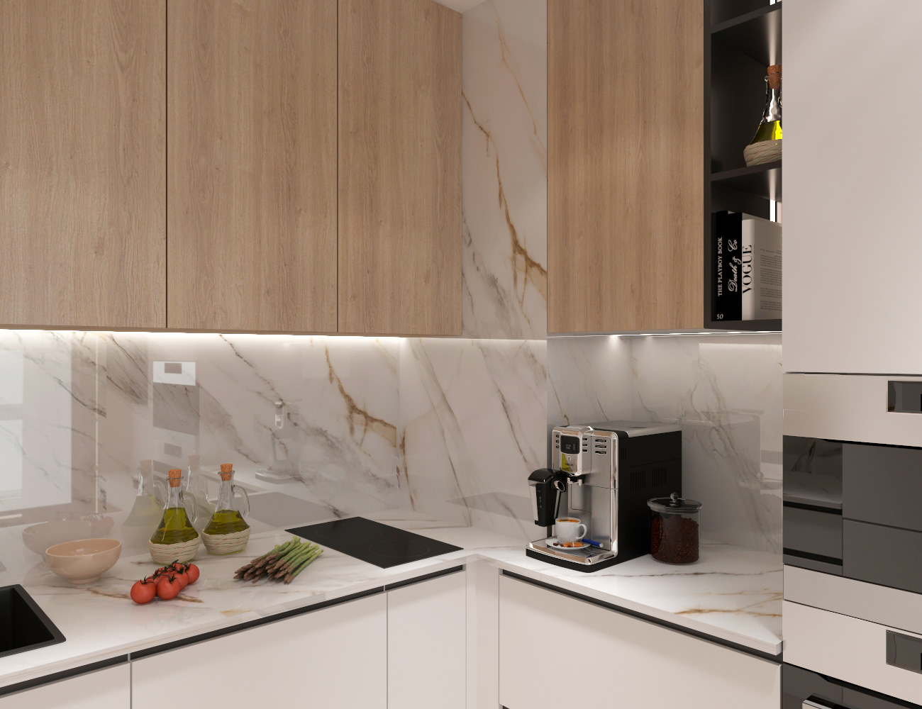 带明亮装饰的温馨公寓丨俄罗斯-7