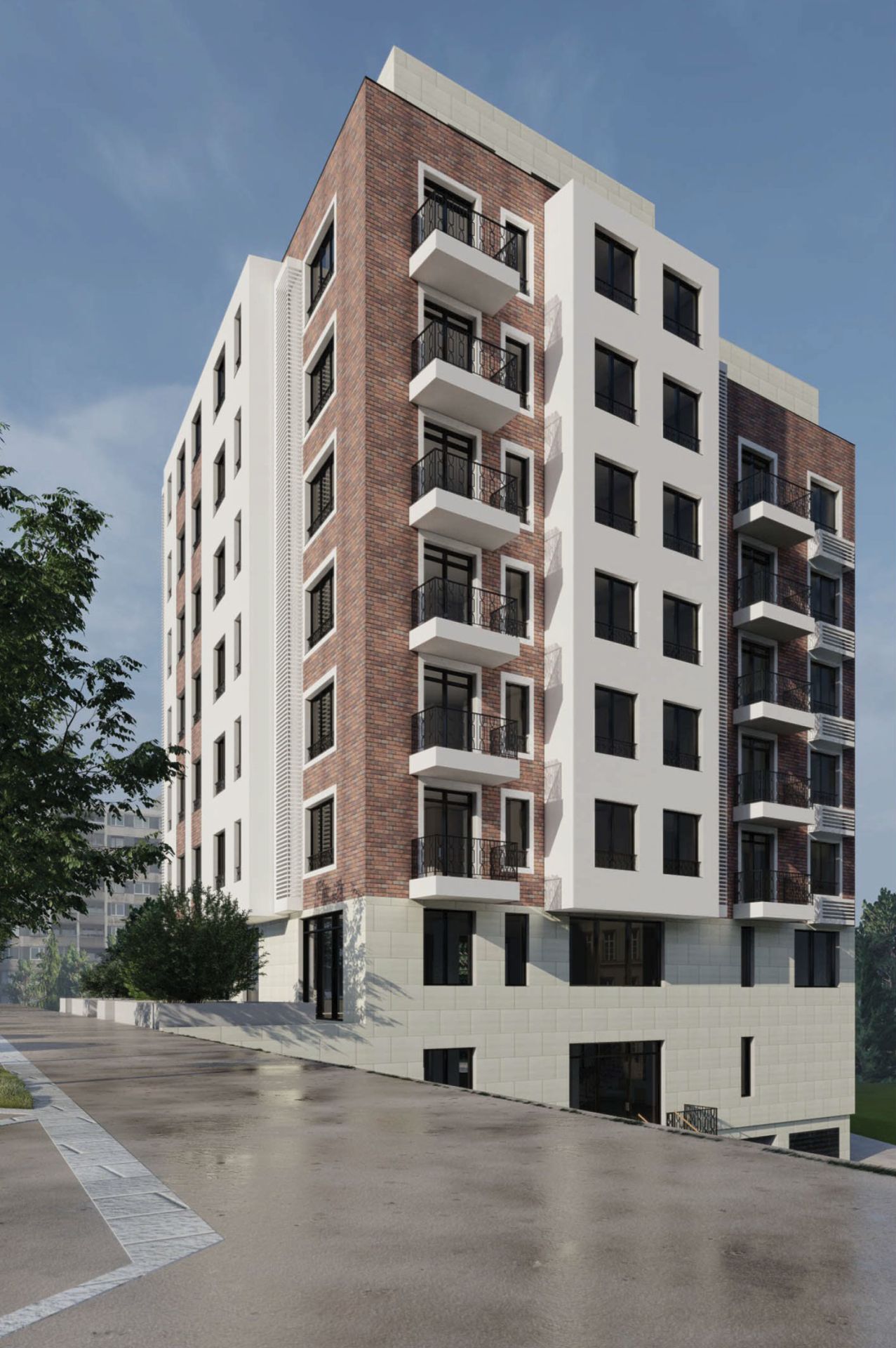 Ustaničke和Krivolačke街角28套公寓楼建设项目丨贝尔格莱德-20