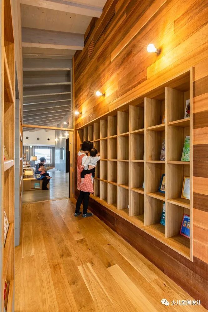 托儿所设计丨屋顶下的图画书森林-15