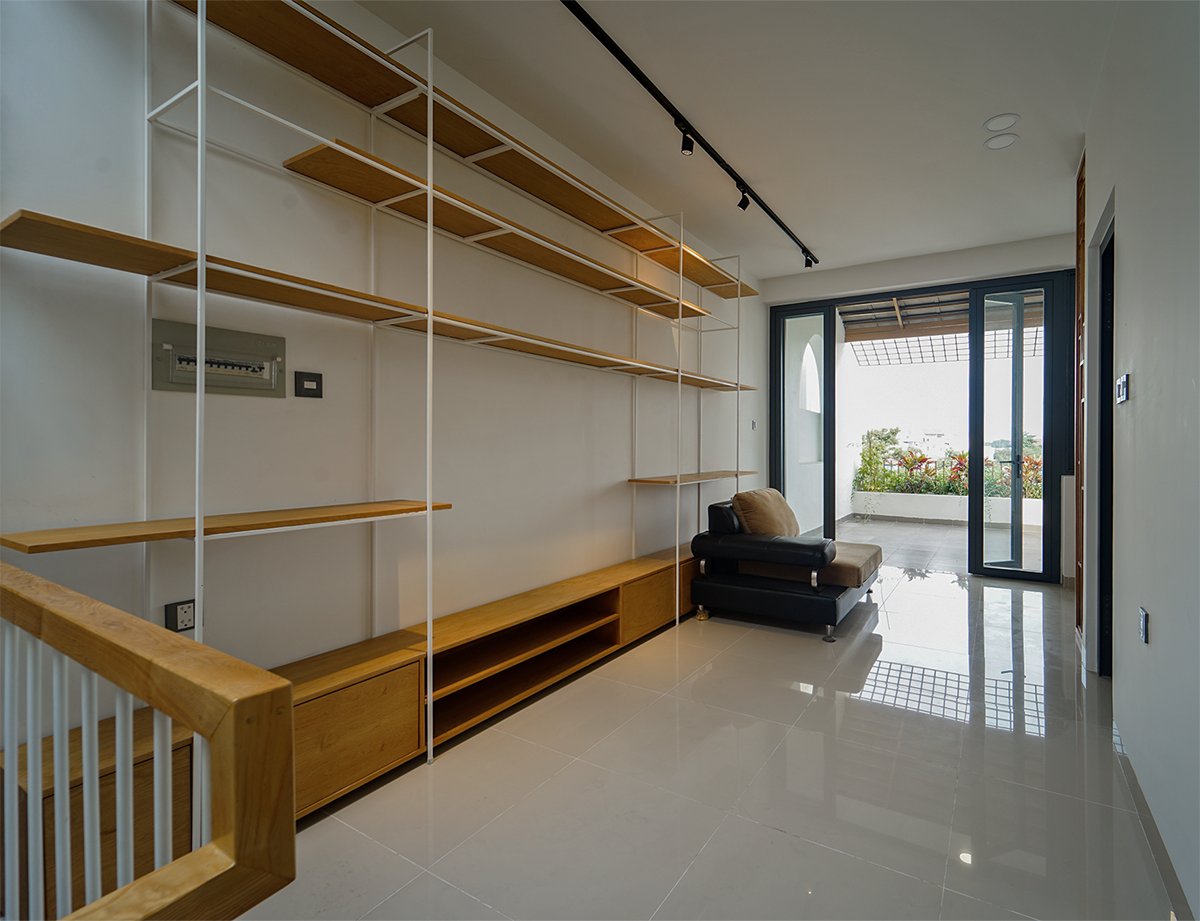 越南胡志明市绿色开放家庭住宅设计-8