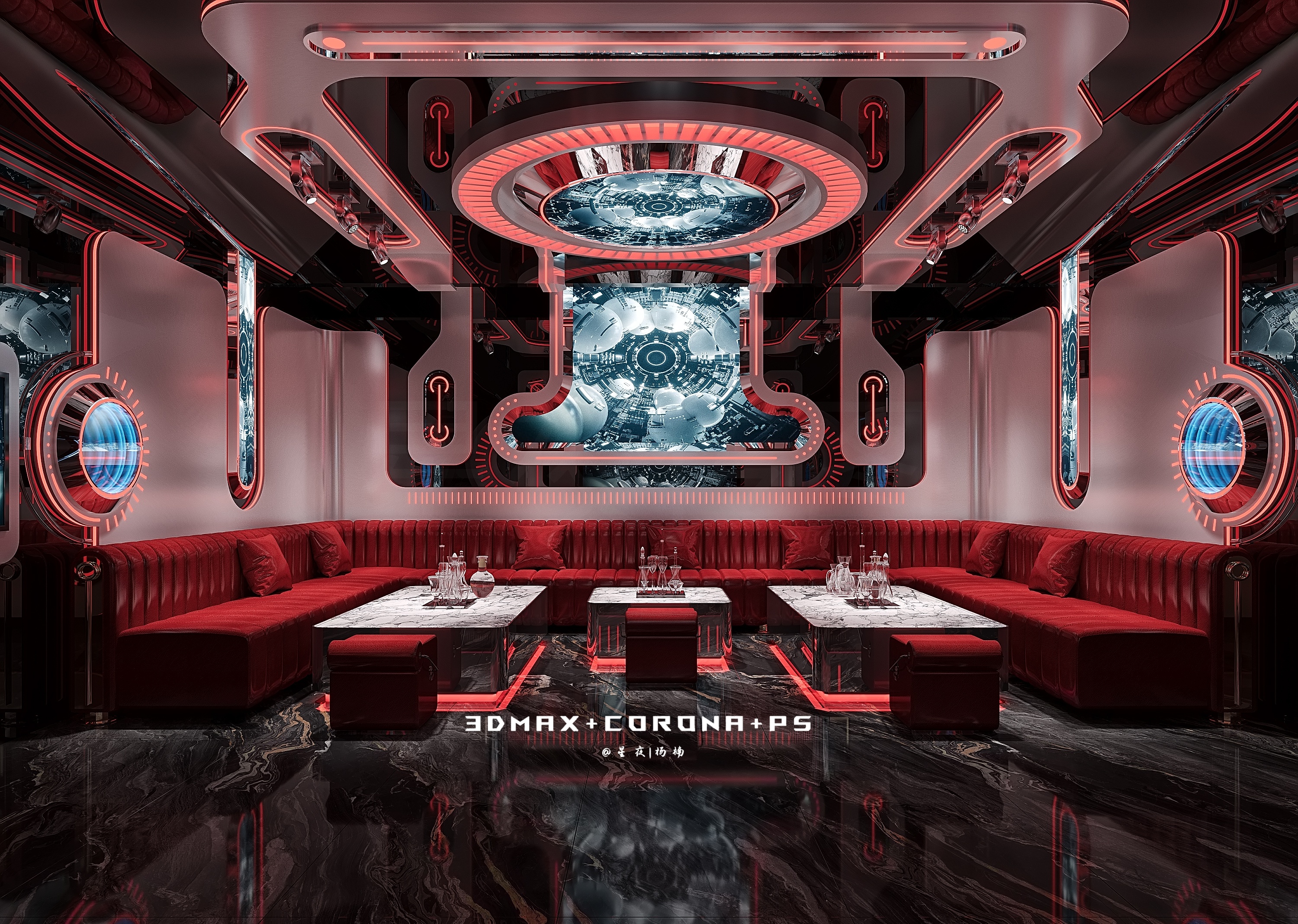 KTV设计 —— 光影叠奏，奢享声宴-4