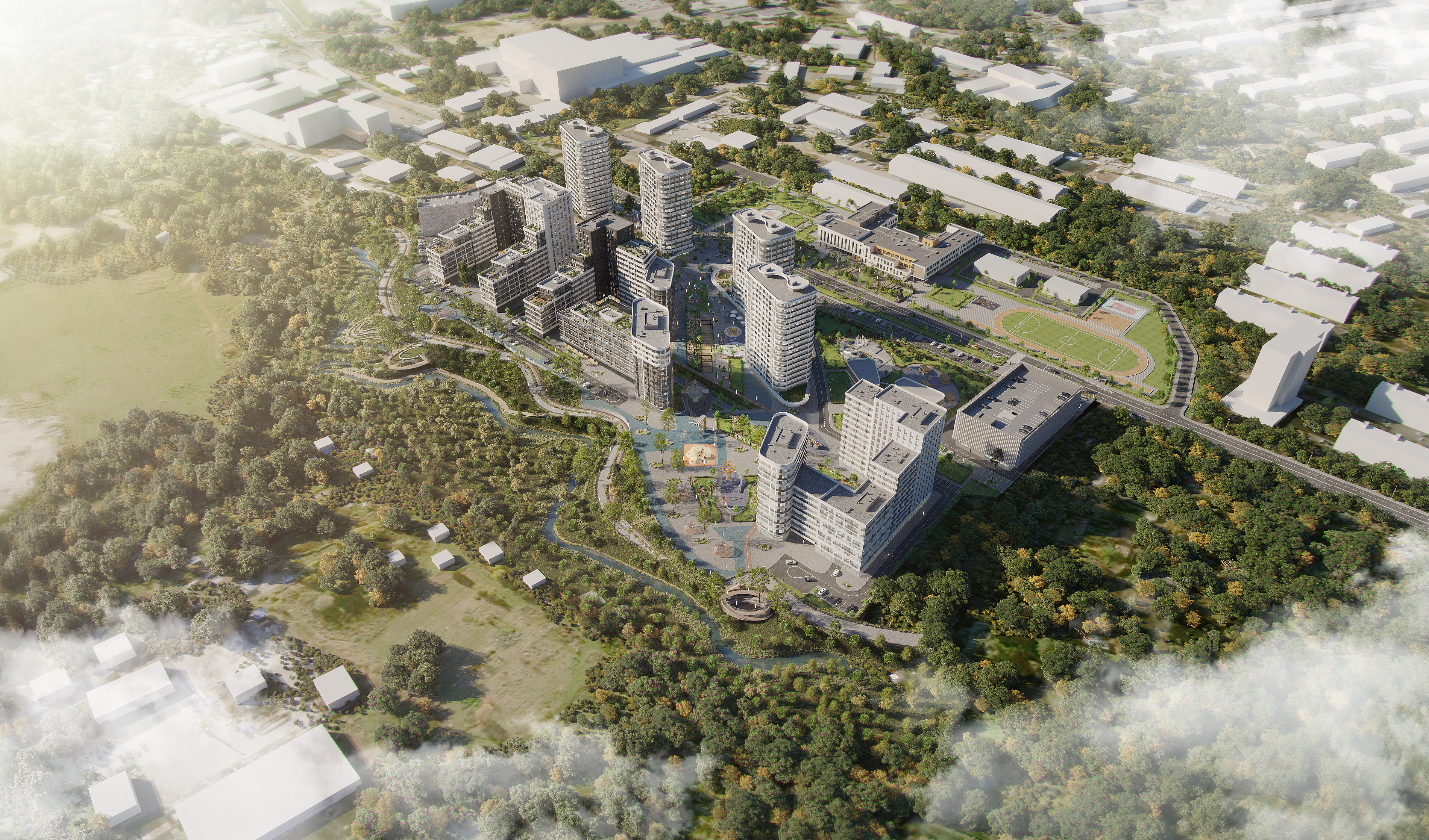 ЖК· Вяземы建筑概念可视化-1