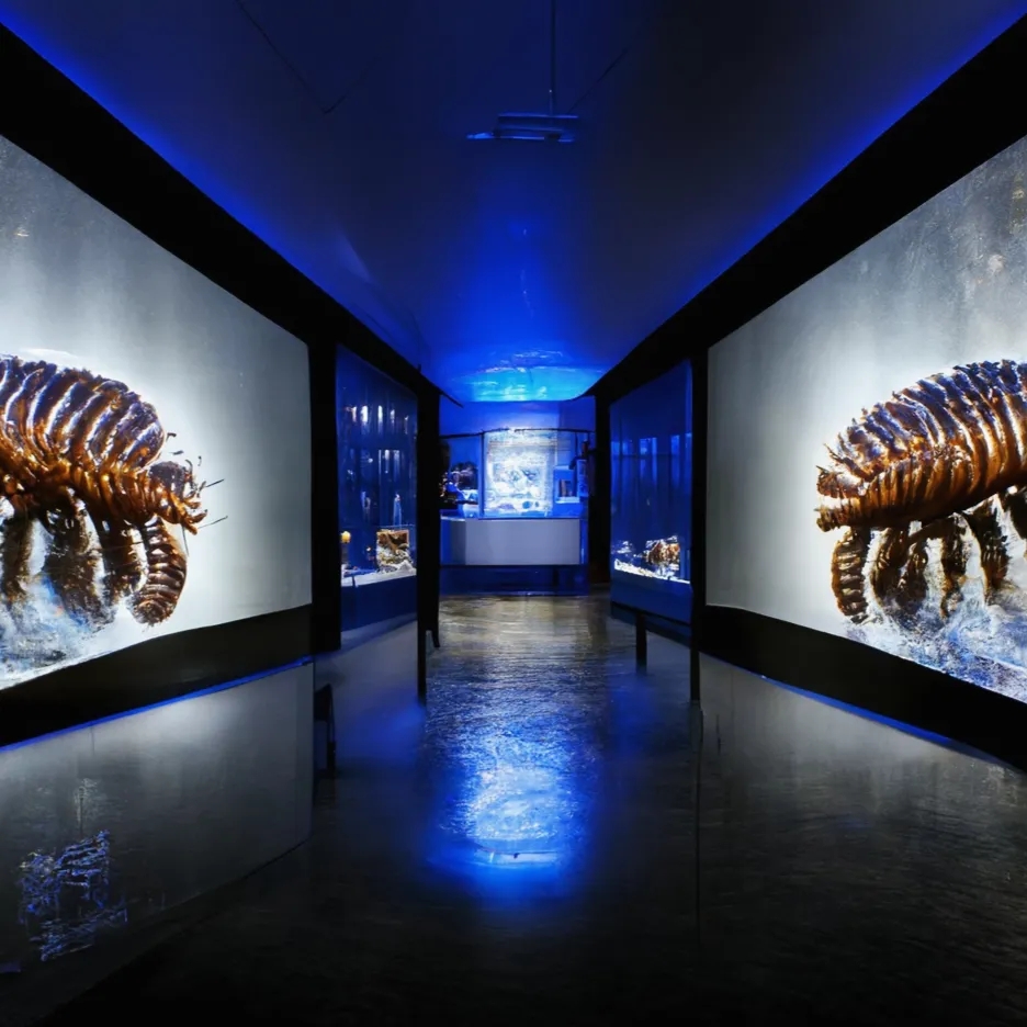 Prehistoric insect exhibition in a modern museum-7