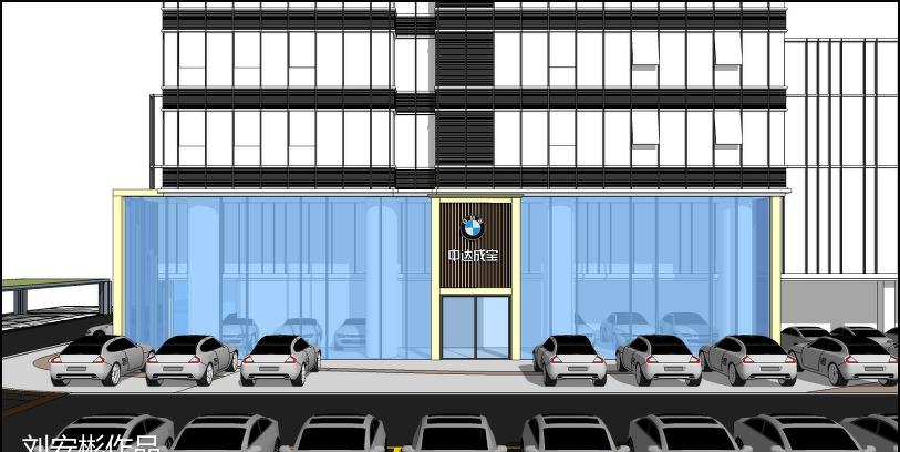 宝马 4S 店中达蓉宝店室内设计亮点解读-16