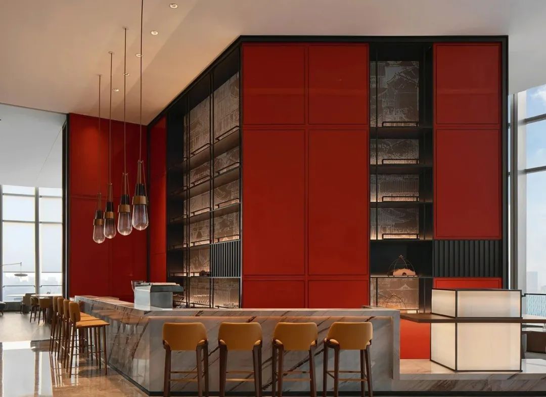 金楼玉阁 · 长沙滨江新城湖南金融中心酒店设计丨中国长沙丨万景百年-5