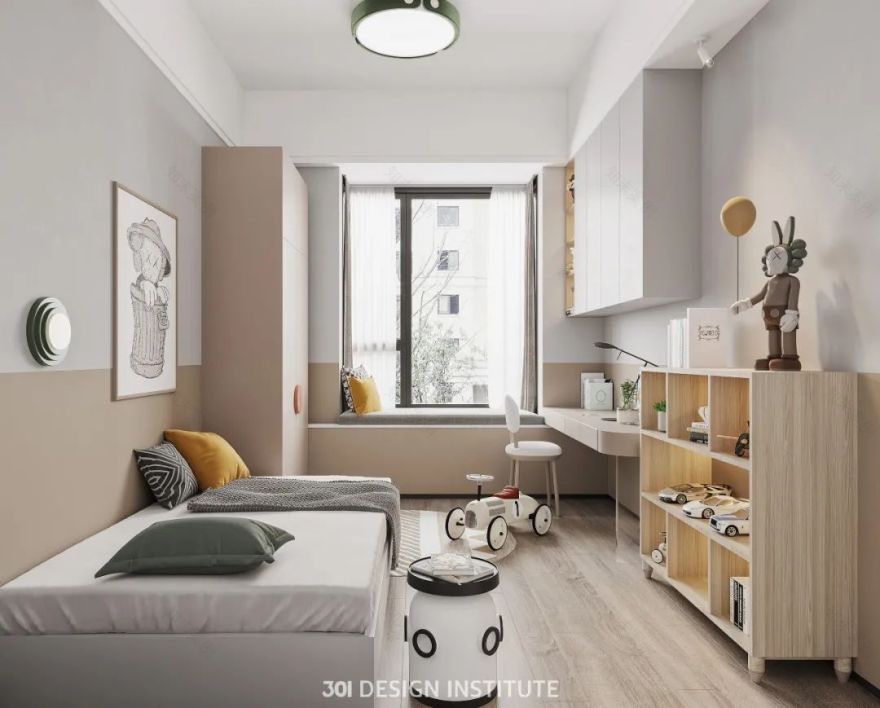 广州天河区 169㎡现代简约奶油色家居设计丨中国广州丨301 设计研究所-38