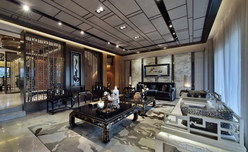 凌子达 福州阳光翡丽湾别墅样板房-1