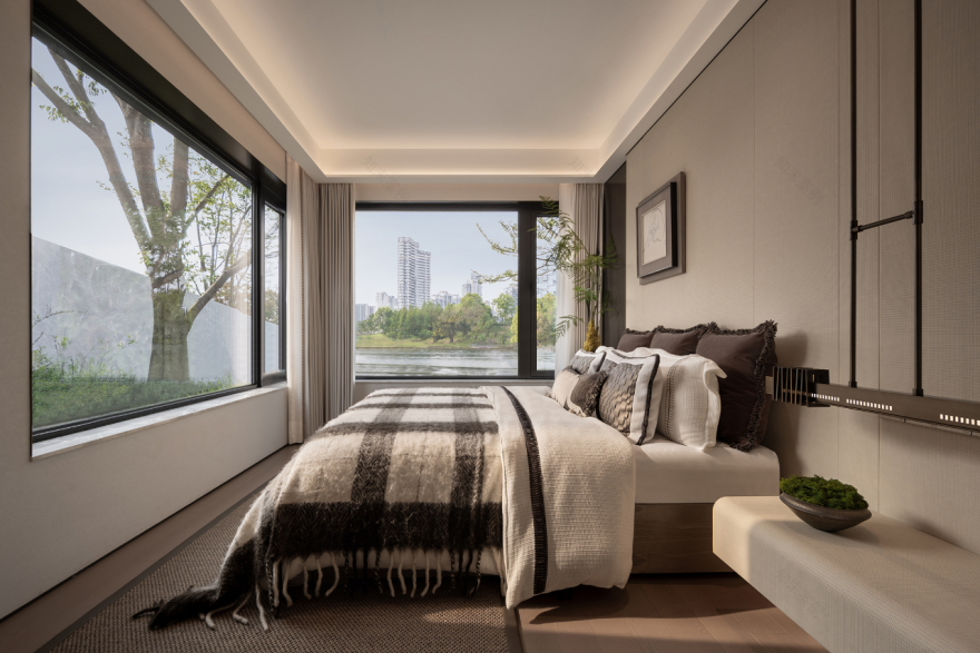 成都万华麓湖W2悦溪120样板间丨中国成都丨深圳市盘石室内设计有限公司-31