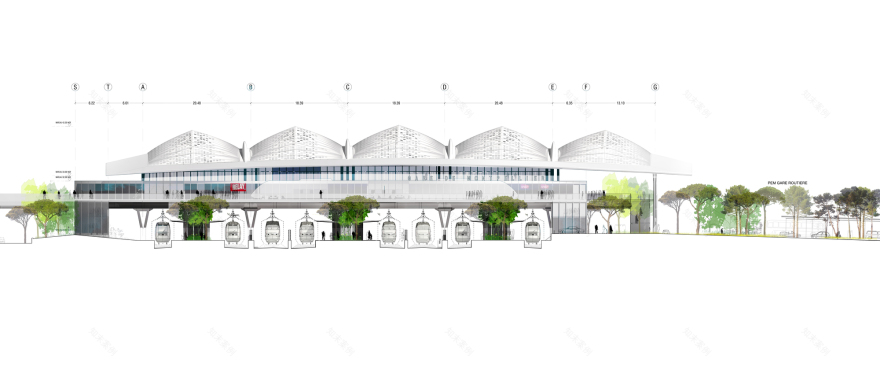 Montpellier 车站 | 光影艺术的极致呈现-37