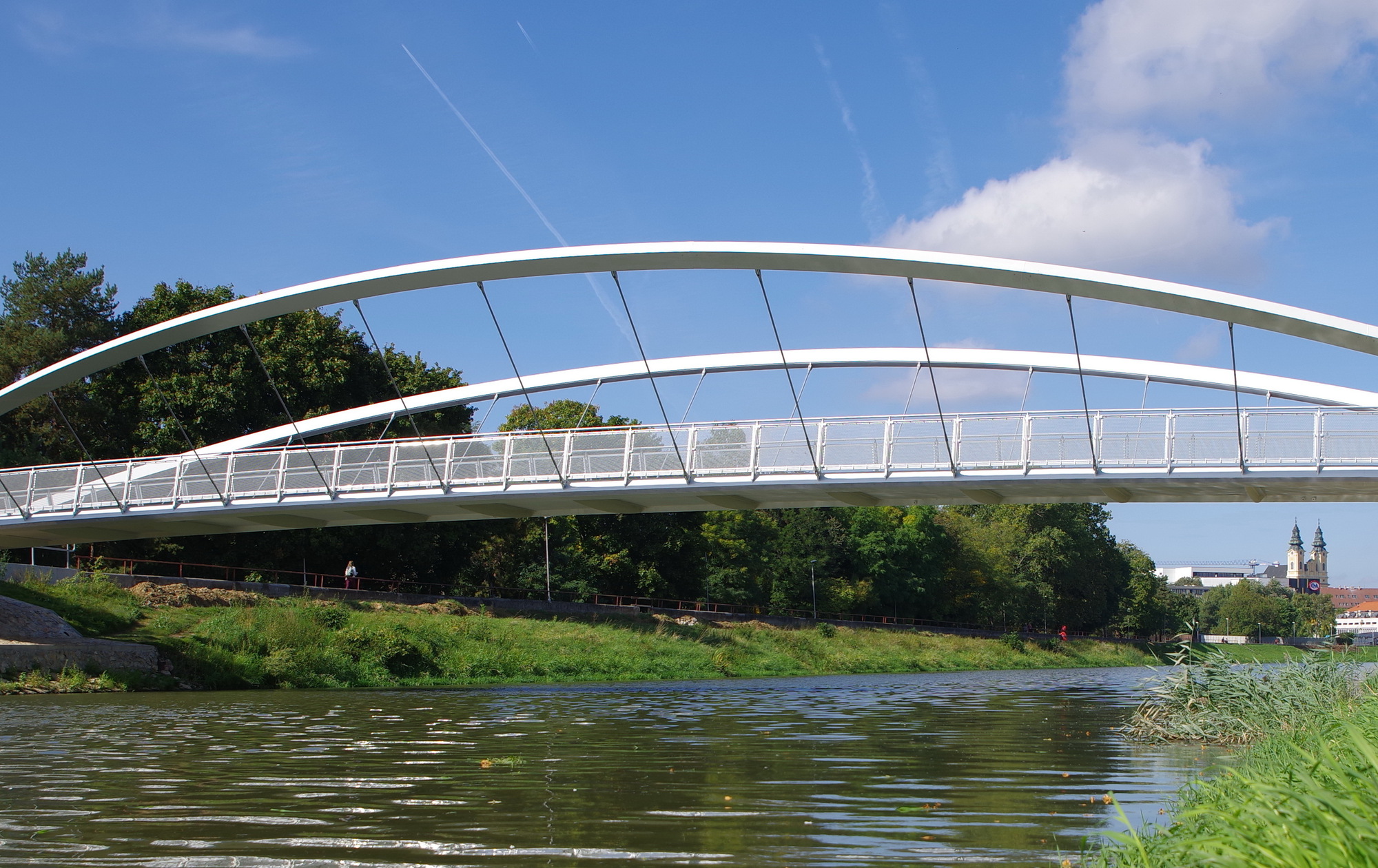  Kalvarsky Most - 横跨尼特拉河的自行车桥丨Kalvarsky Most - Cyclist Bridge across the River Nitra-4