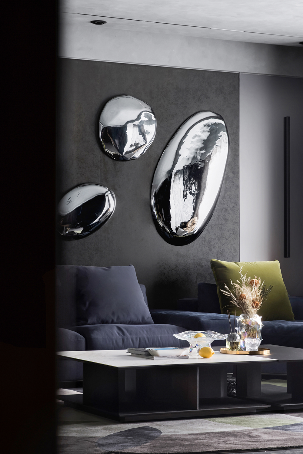 广西中海天钻大平层丨中国柳州丨上海诺纳建筑装饰设计有限公司,佛山舍田营造软装设计有限公司-13