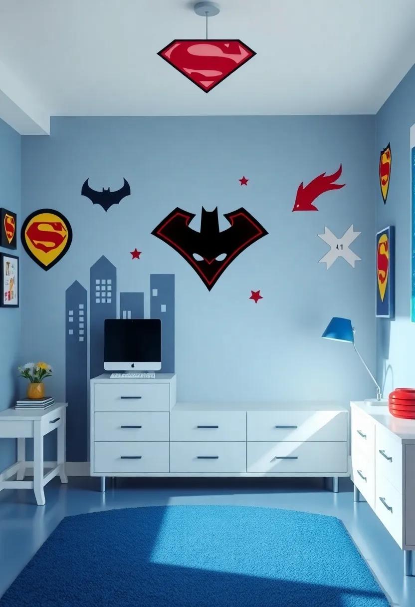 青少年超级英雄主题房间设计-123