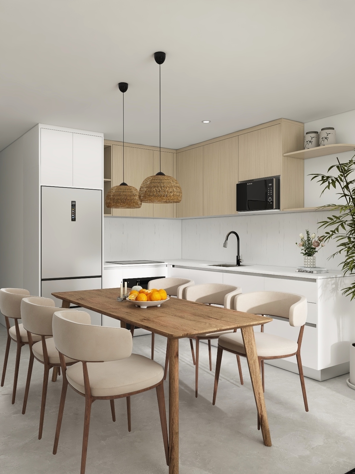 Green Moon Project. Kitchen Design. Type 03-1