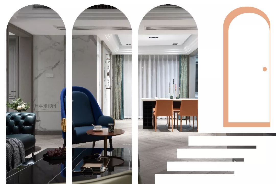 现代轻奢逐梦星尘,方平米设计温暖舒适空间-2