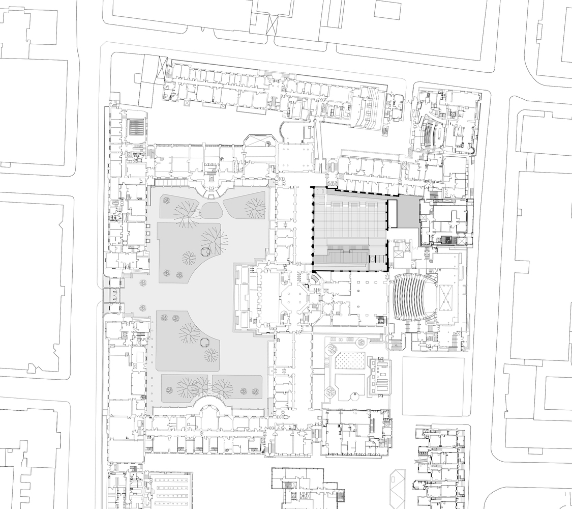 英国伦敦 UCL 校园 Wilkins Terrace 庭院设计-35