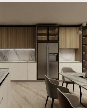 "Kitchen design that blends function with elegance."