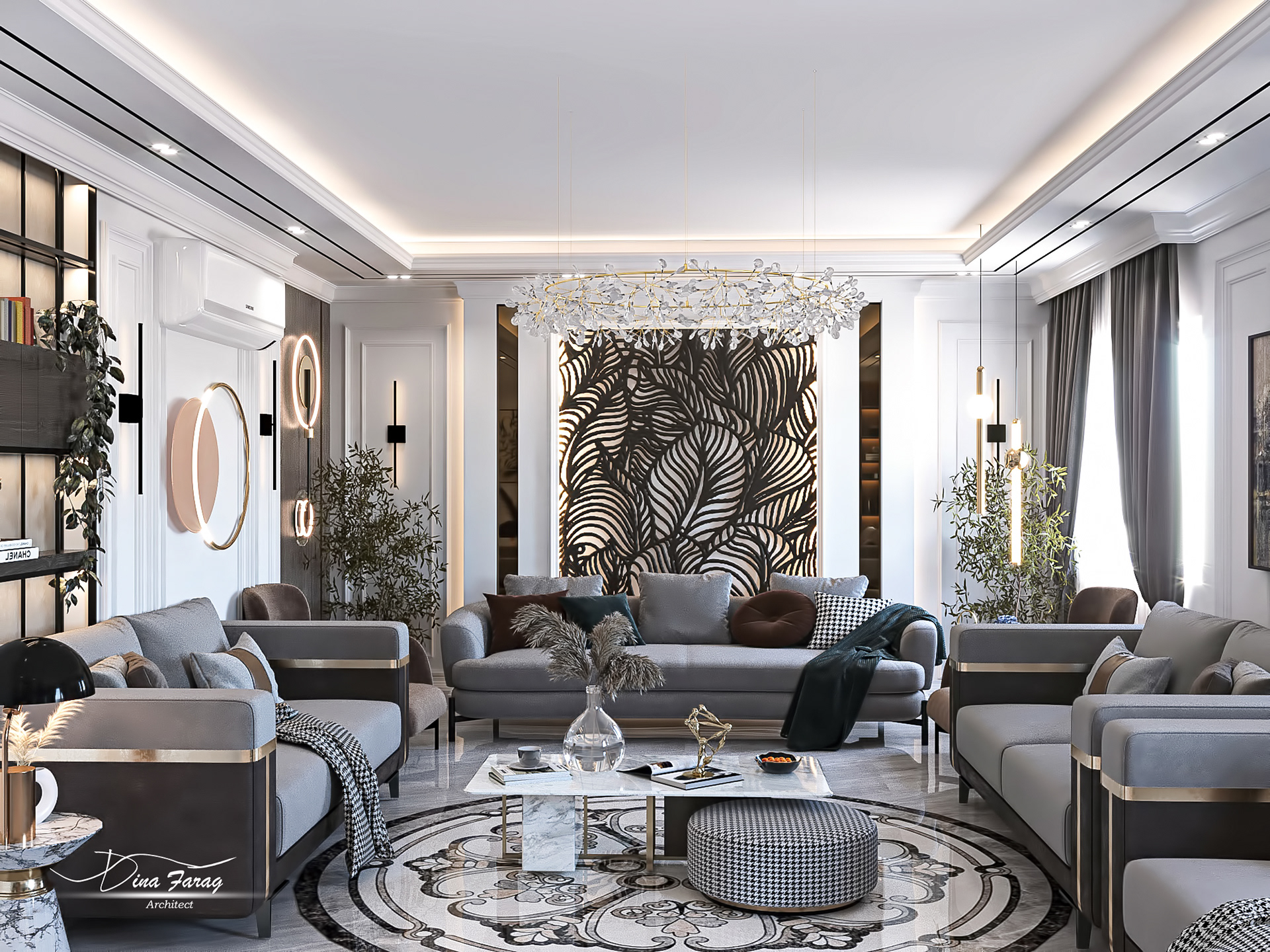 私人别墅丨也门丨DINA FARAG-6