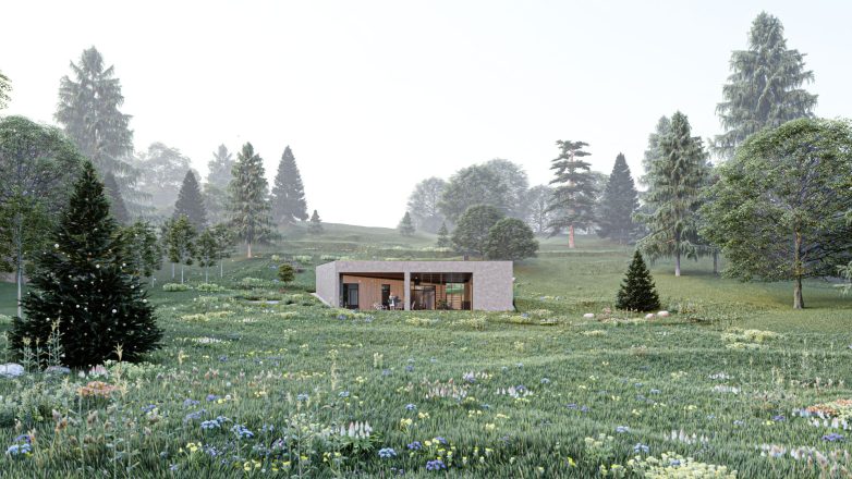 Petrovaradinu现代窑洞住宅设计丨Metfer projekt-13