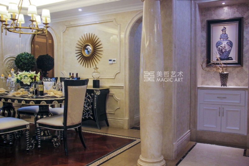 【美哲艺术】梧桐墅大平层样板房-6