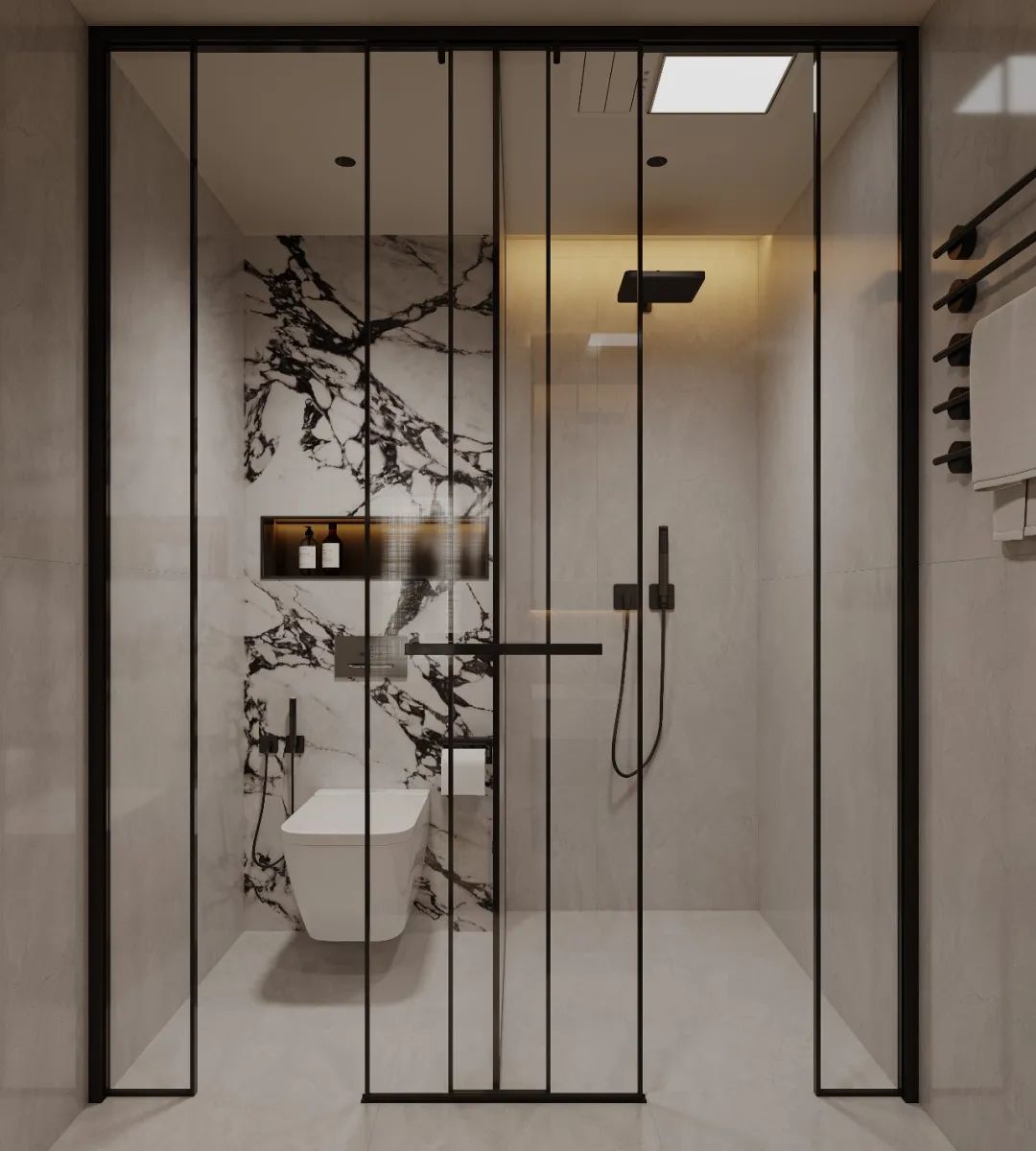 上海简约现代私宅 · 海上曼哈顿丨中国上海丨象物建筑设计-43