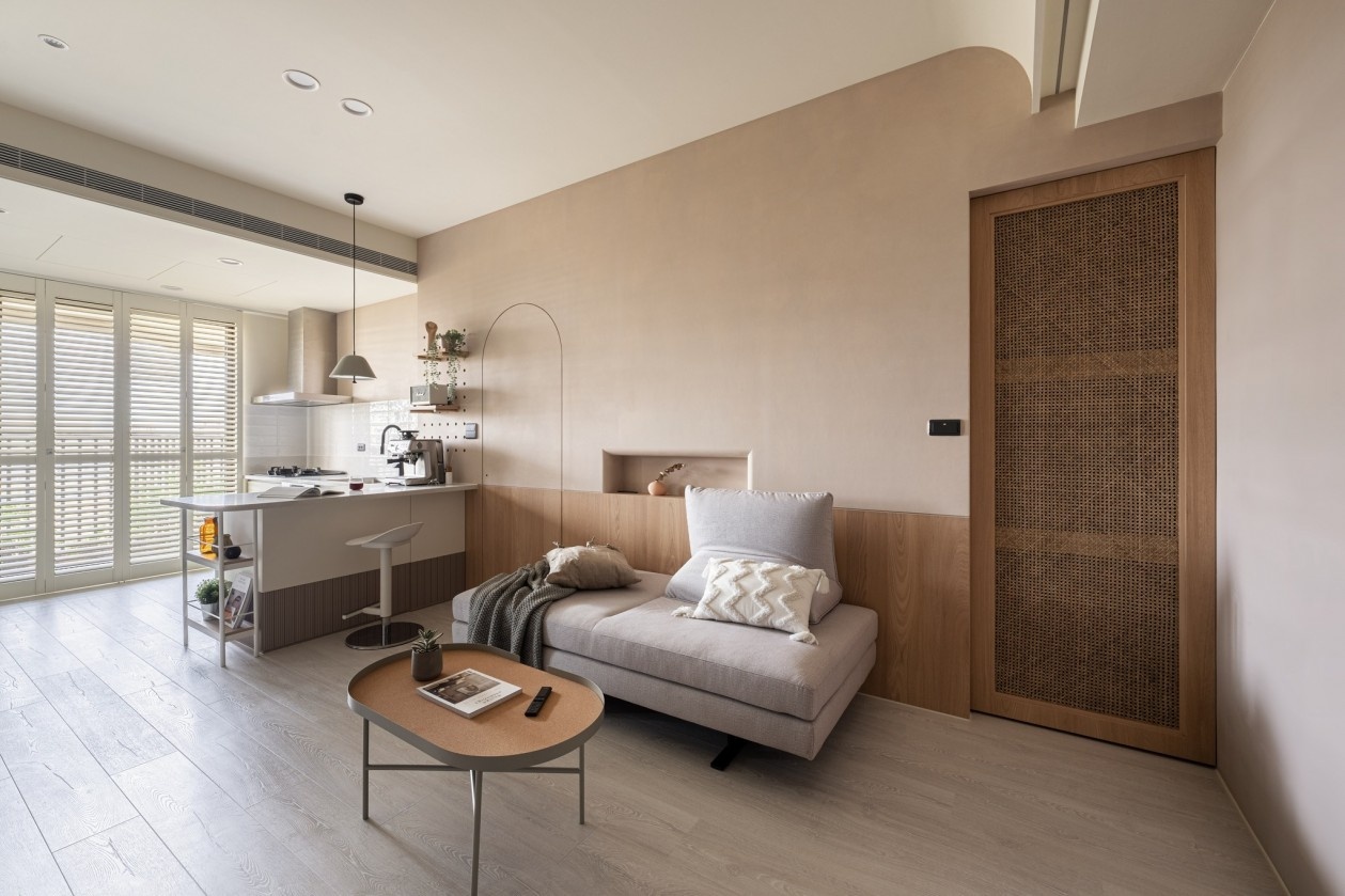 治愈奶茶色，一家人的冬日暖驿 | 筑悦空间设计-3