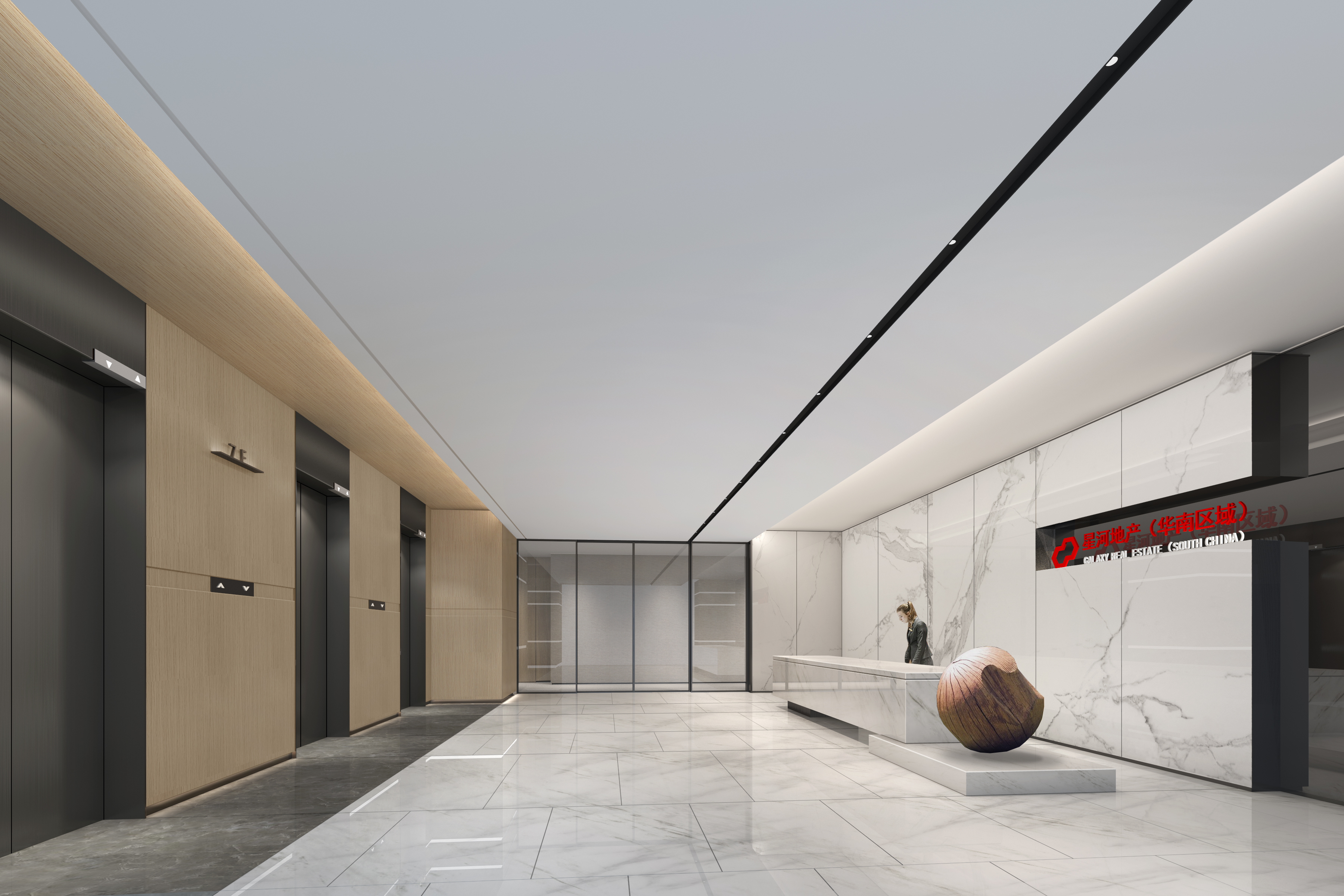 广州星河亚洲金融中心办公室丨中国广州丨汇格设计-9