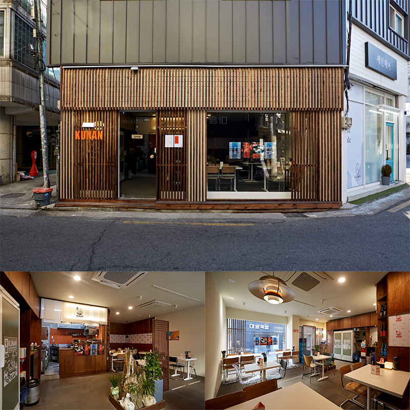 首尔심야식당 쿠난 | 화이트우드 앤틬크打造现代简约餐厅-1