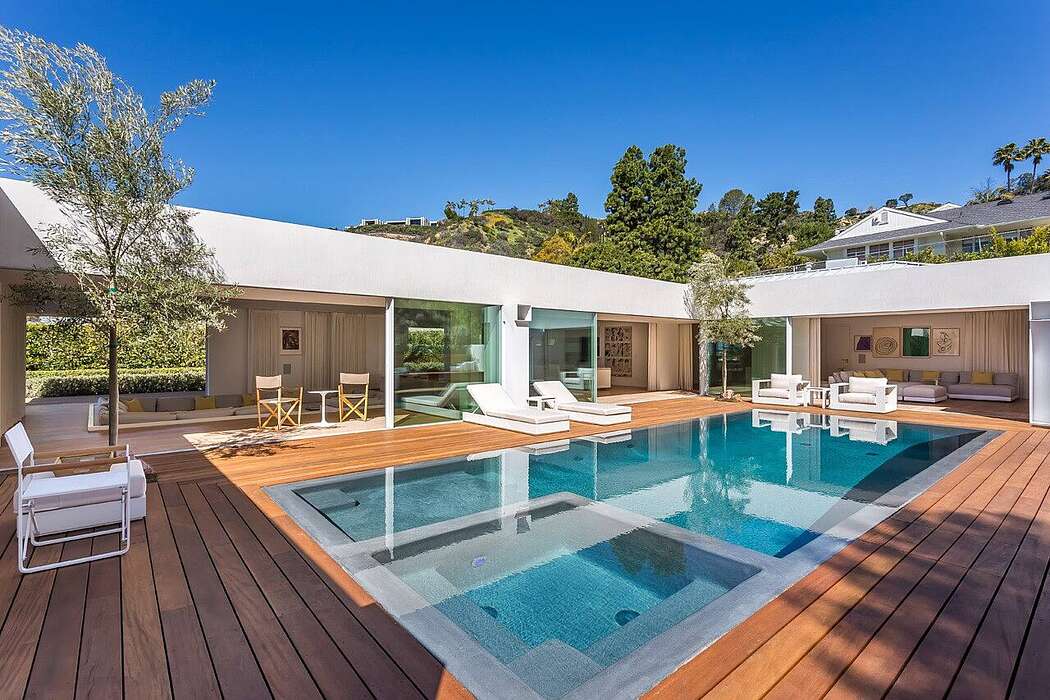 加州中世纪单层住宅的优雅演绎-4